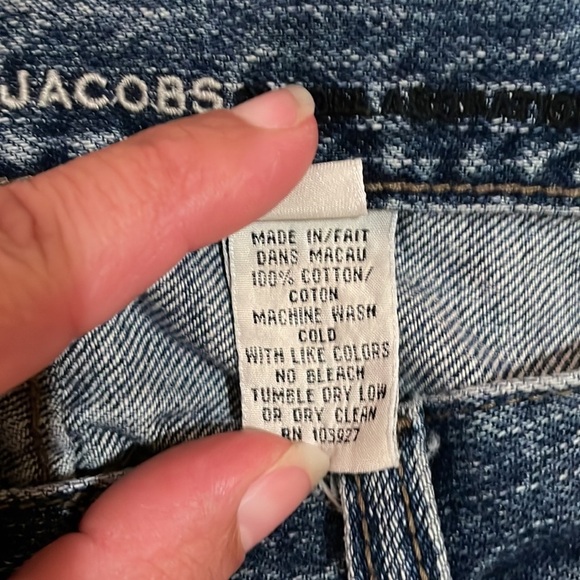 Vintage Marc Jacobs Low Rise Destroyed Crop Jeans 4 - Picture 3 of 8